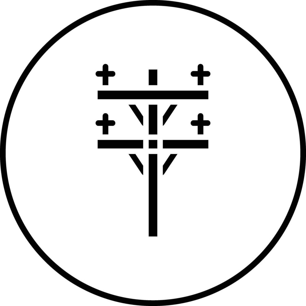 elektrisch Pole Vektor Symbol