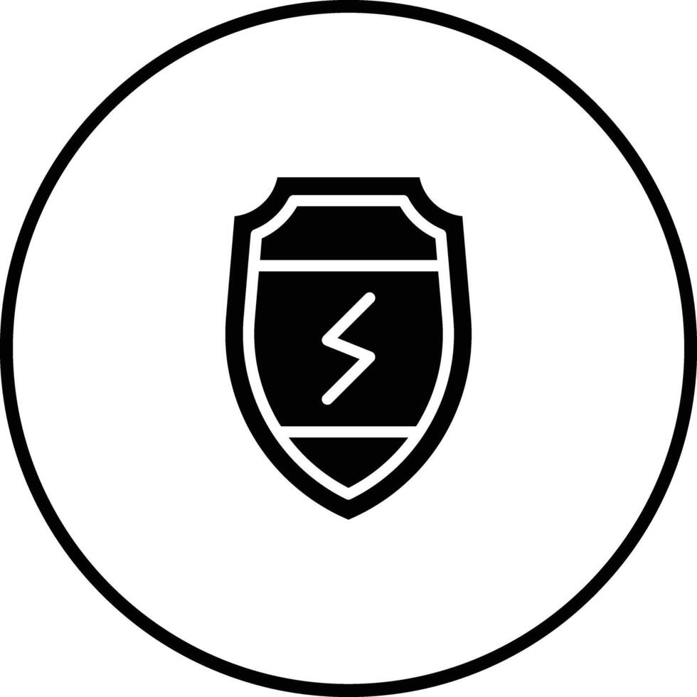 elektricitet skydd vektor ikon