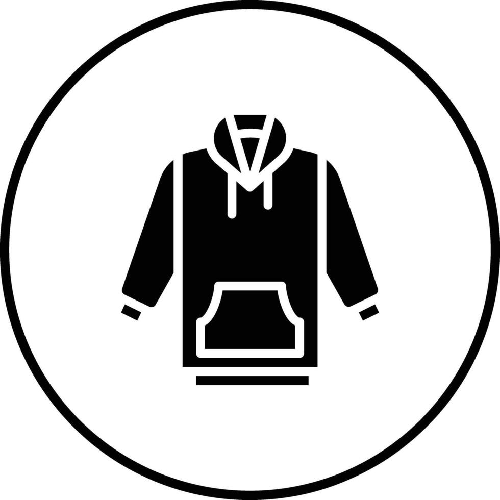 Hoodie-Vektor-Symbol vektor