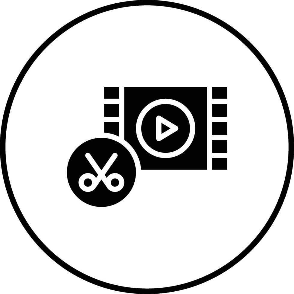 Film Bearbeitung Vektor Symbol