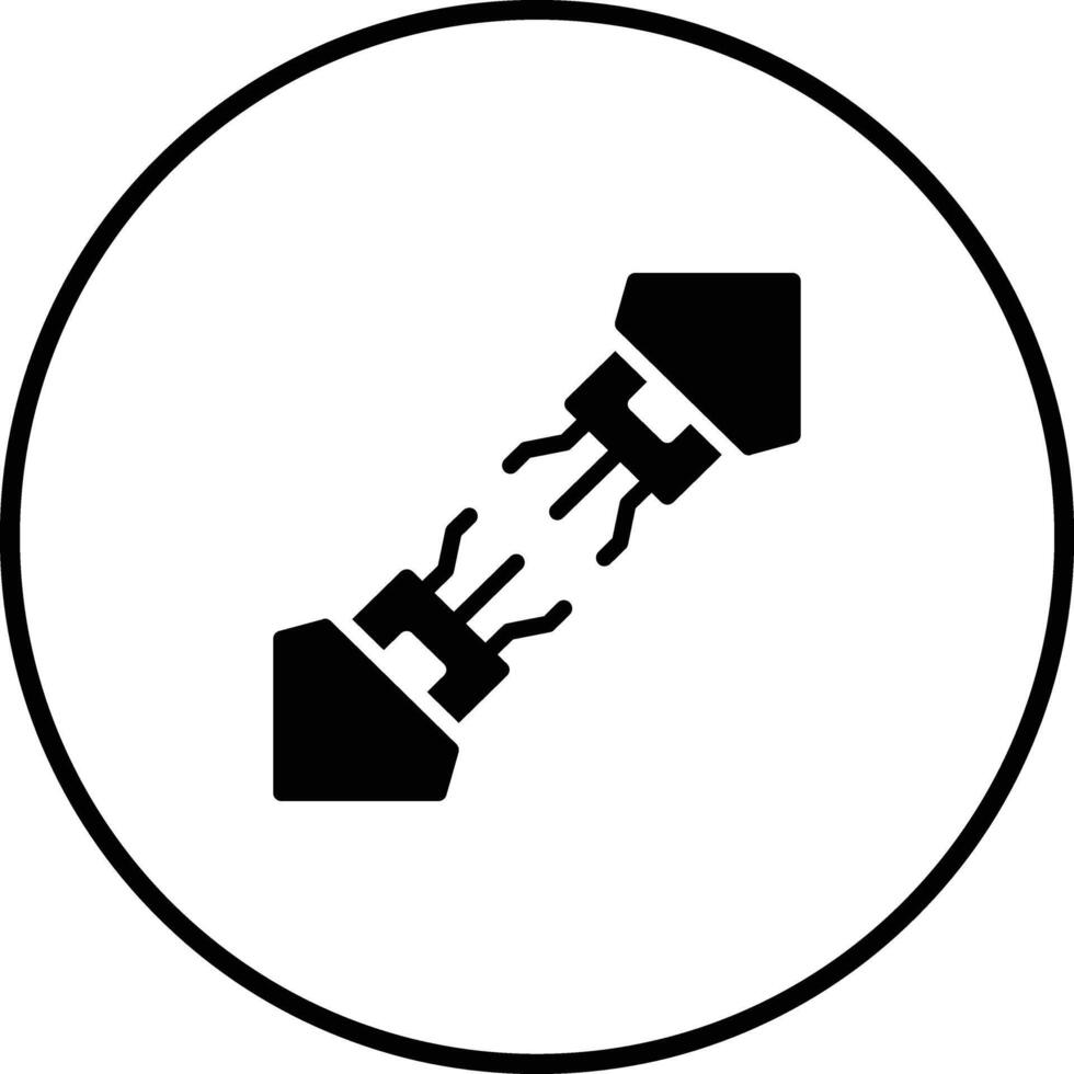 verbinden Drähte Vektor Symbol