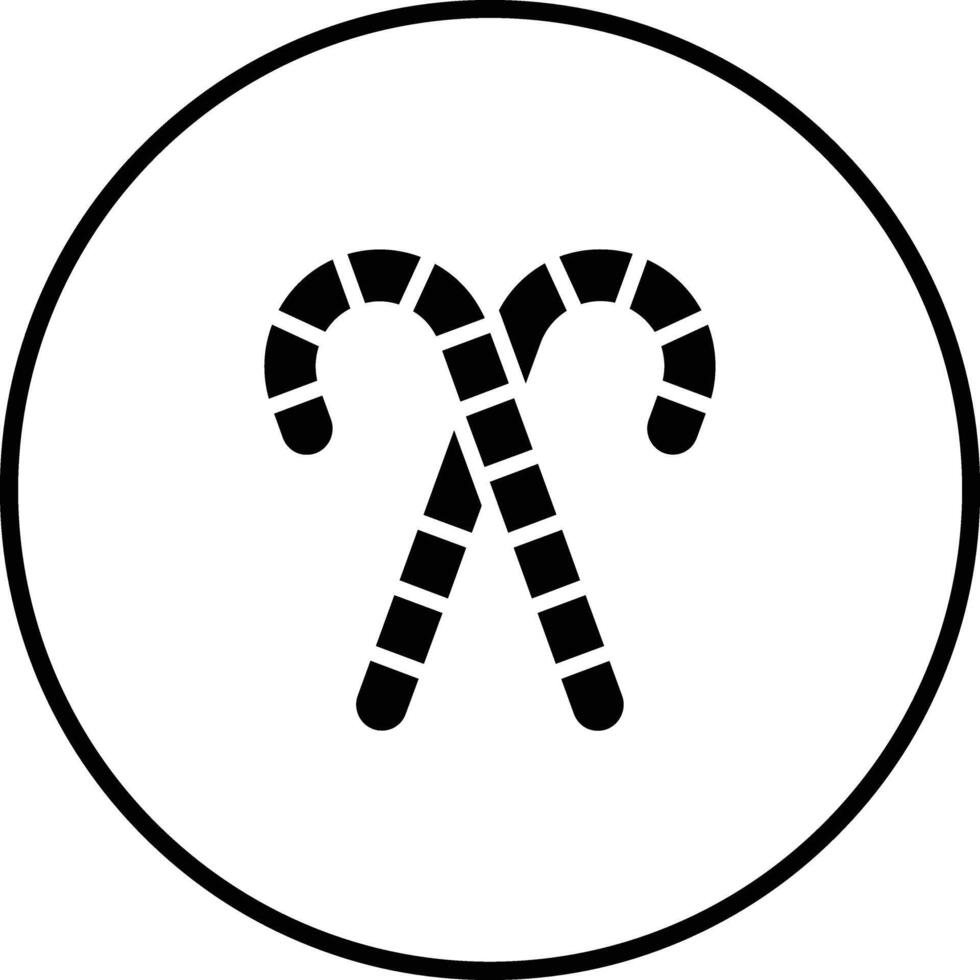 Süßigkeiten Stock Vektor Symbol