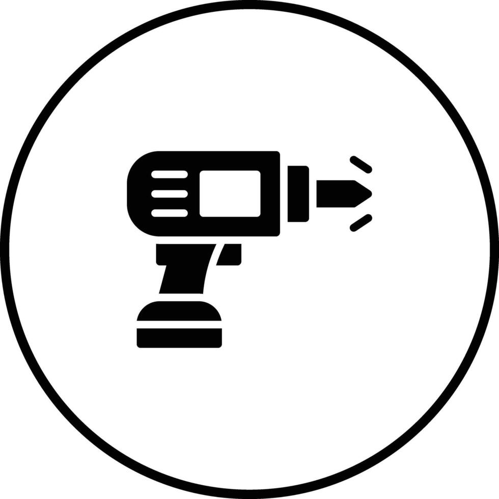 Handbohrer-Vektorsymbol vektor