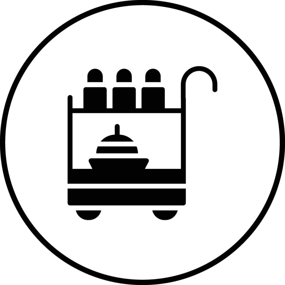 Portion Wagen Vektor Symbol