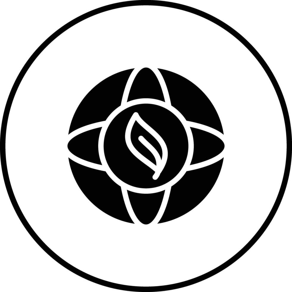 Öko Planet Vektor Symbol