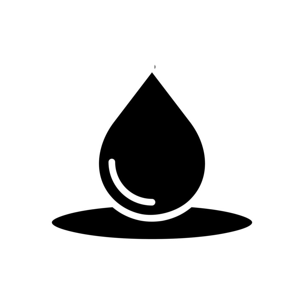 vatten liten droppe ikon symbol vektor mall
