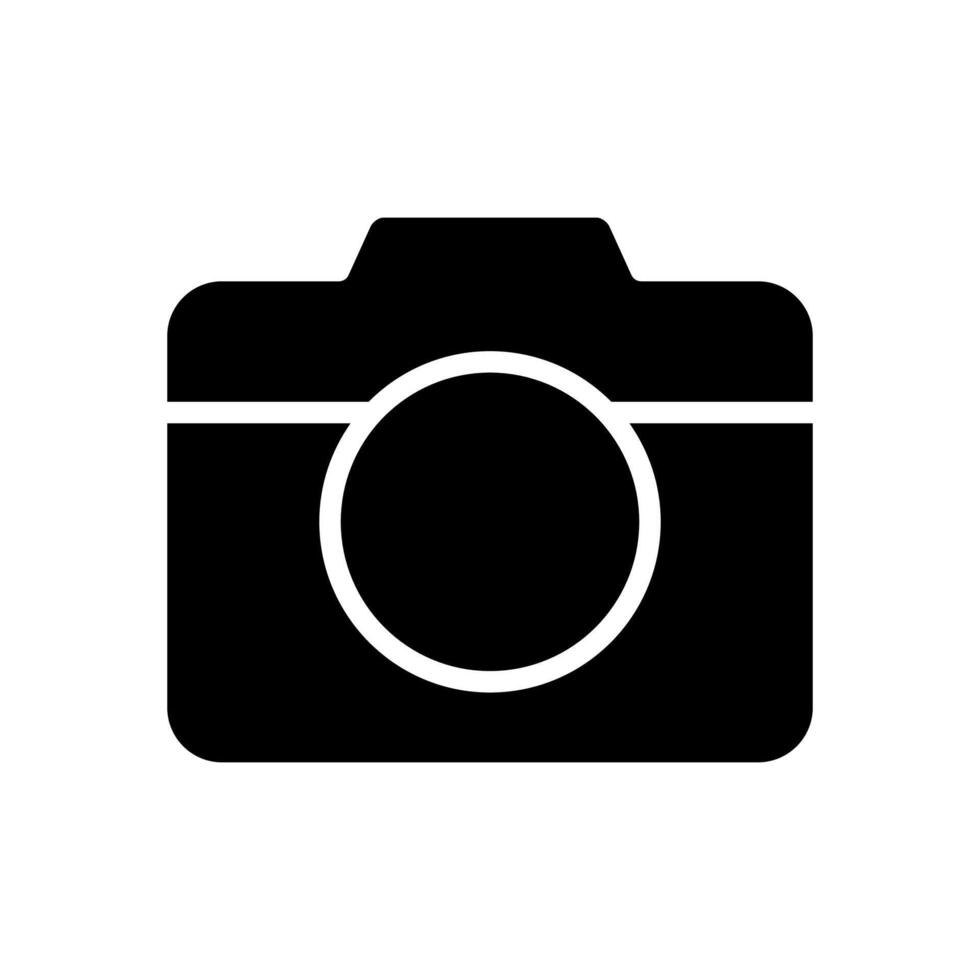 kamera ikon symbol vektor mall