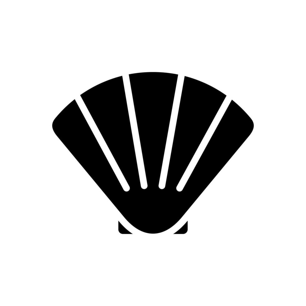Muschel Symbol Symbol Vektor Vorlage