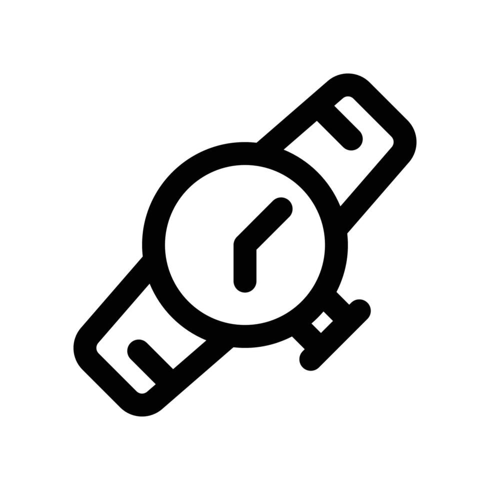 Uhr Symbol. Vektor Linie Symbol zum Ihre Webseite, Handy, Mobiltelefon, Präsentation, und Logo Design.