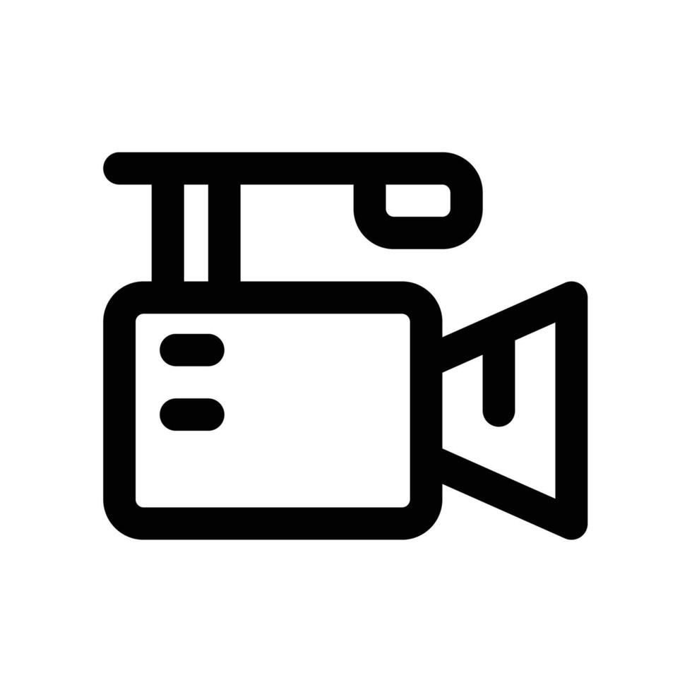 Video Symbol. Vektor Linie Symbol zum Ihre Webseite, Handy, Mobiltelefon, Präsentation, und Logo Design.