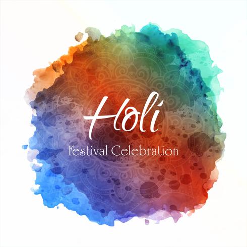 Glückliches indisches Frühlingsfest Holi des Farbhintergrundes vektor