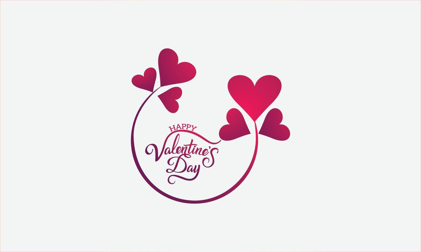 abstrakt Lycklig valentines dag logotyp, Lycklig valentines dag , kärlek vektor logotyp design, vit Färg, gyllene Färg, röd Färg, svart Färg vektor logotyp design, Lycklig valentines dag