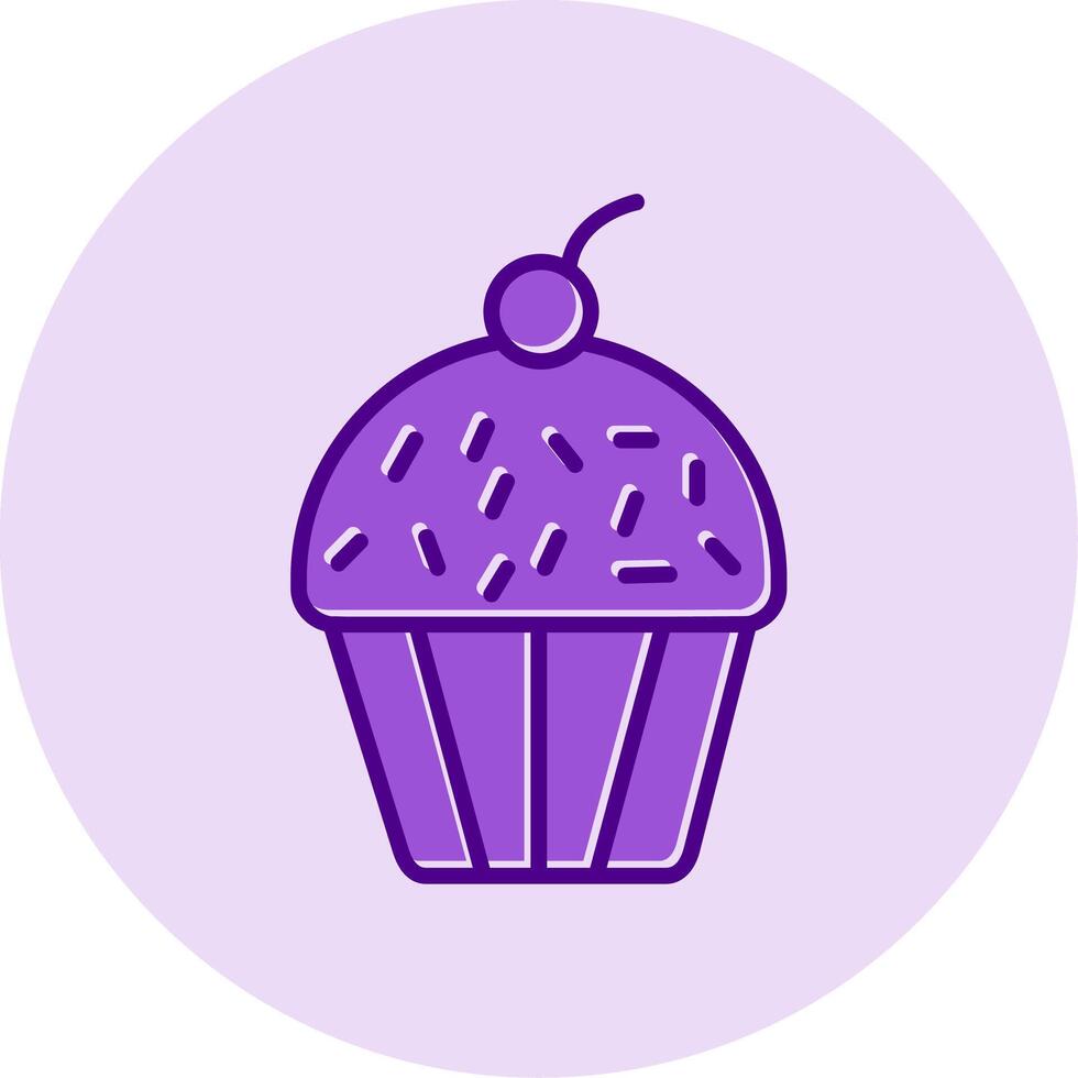 muffin Vecto ikon vektor