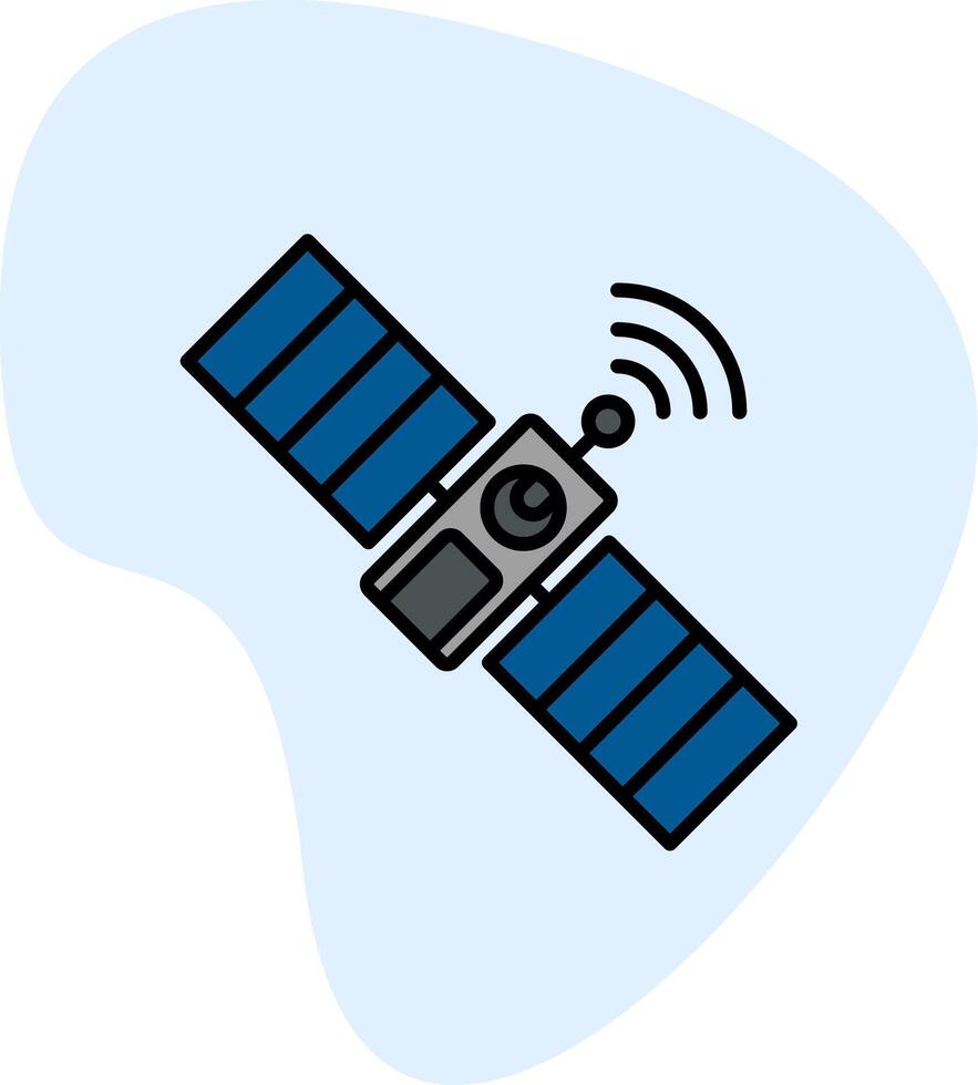 Satellit vecto Symbol vektor