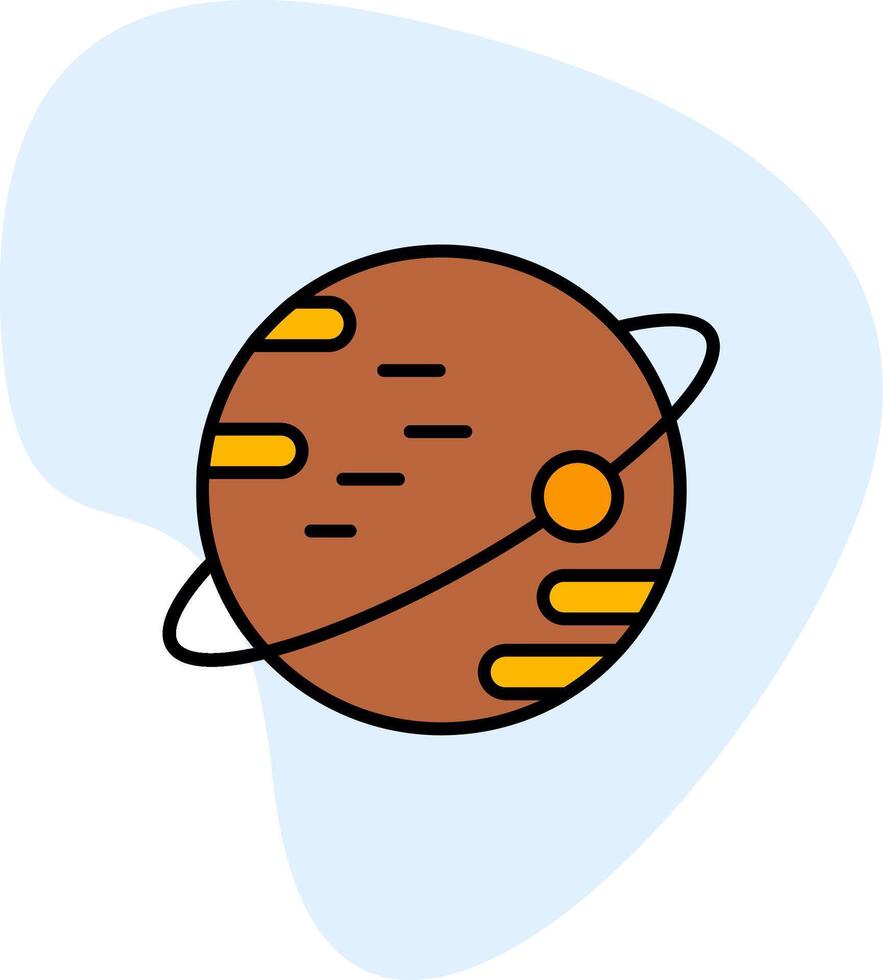Planet vecto Symbol vektor