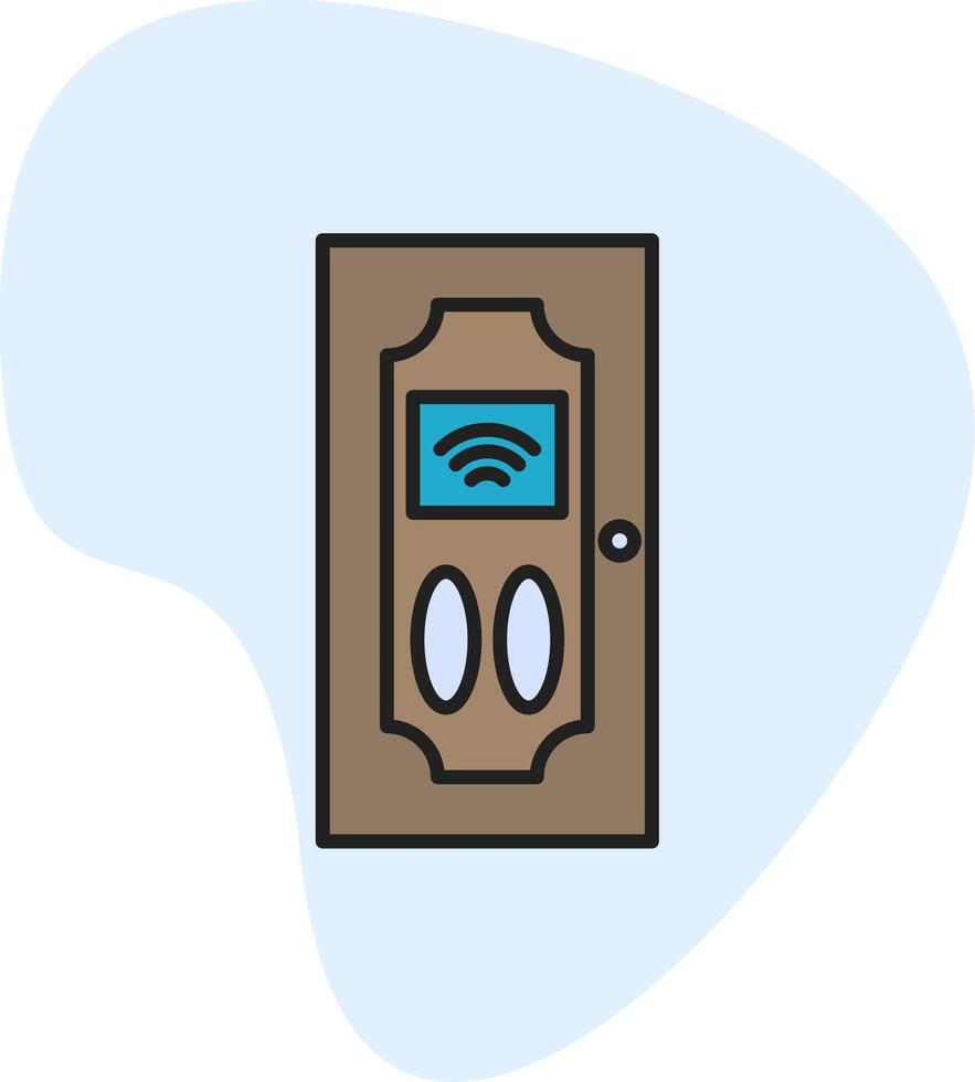 Clever Tür vecto Symbol vektor