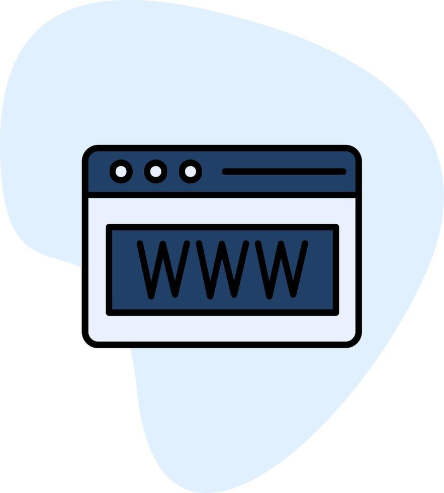 Netz Browser vecto Symbol vektor