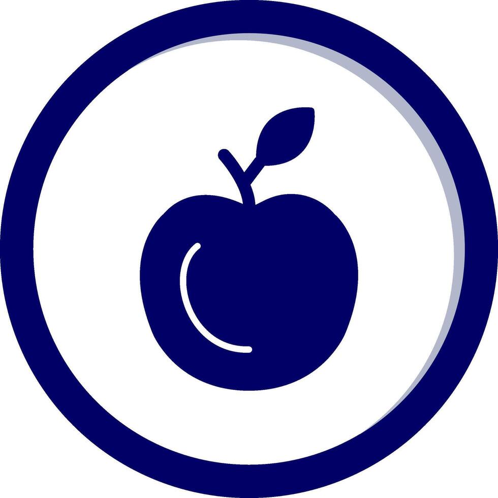 Apfel vecto Symbol vektor