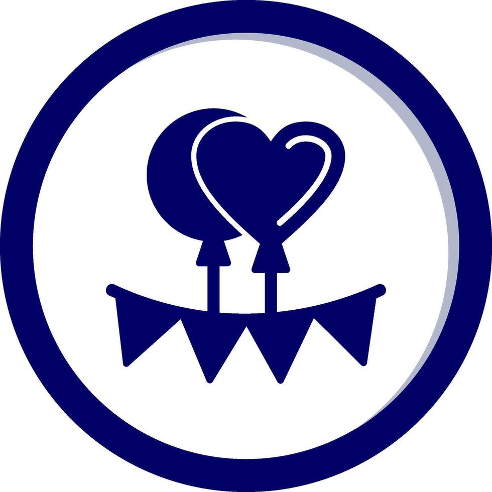 Luftballons Party vecto Symbol vektor