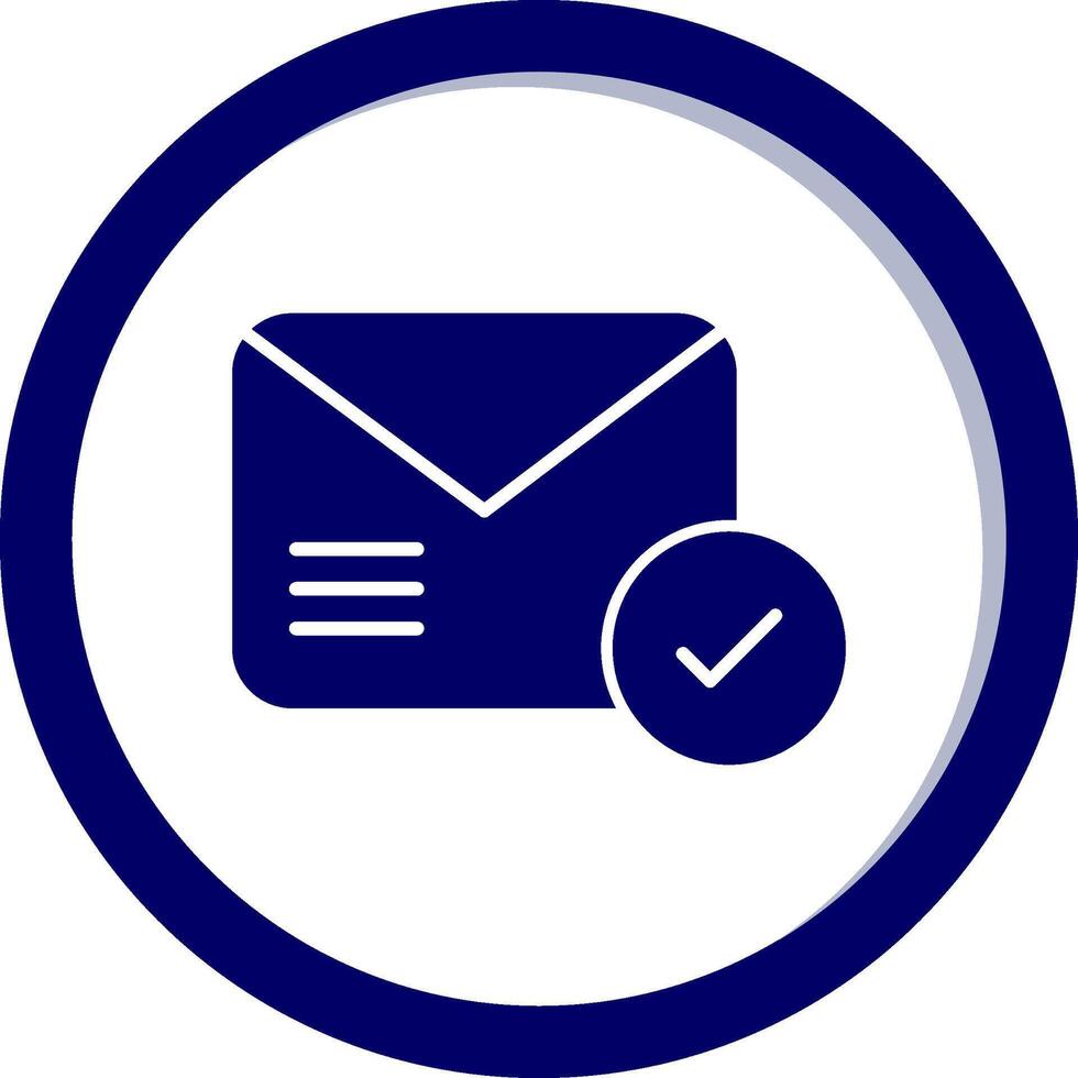 Email geliefert vecto Symbol vektor