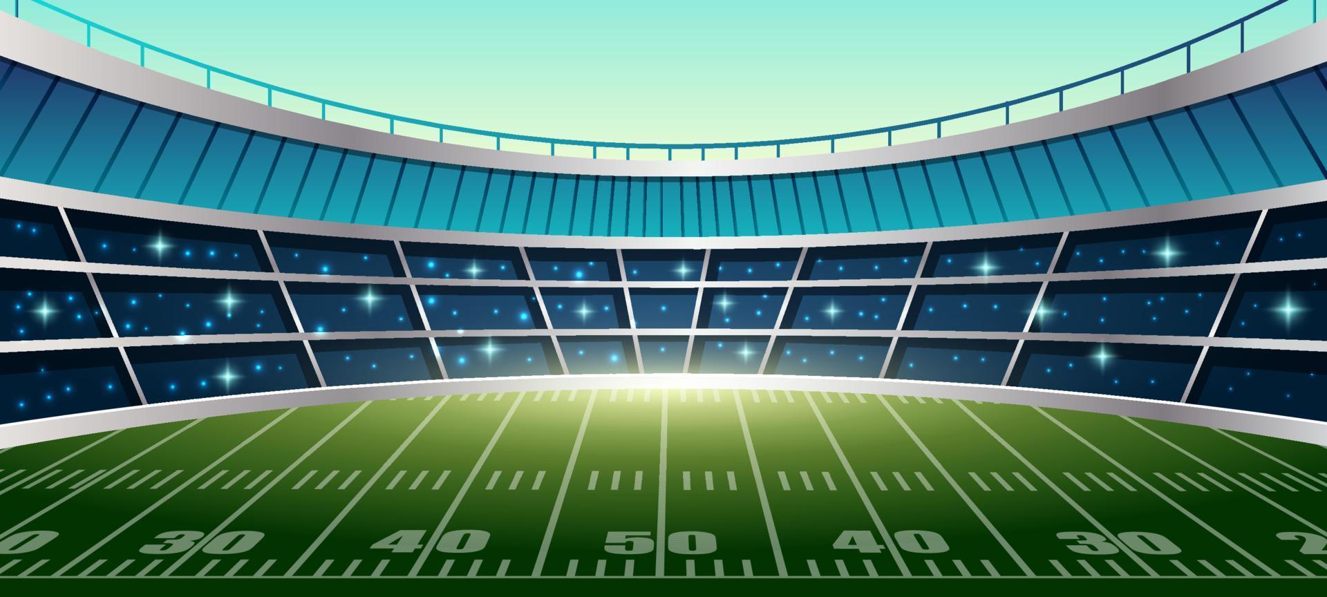 Super Bowl Stadion Hintergrund vektor