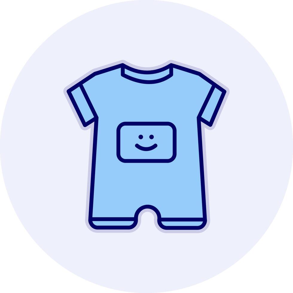 Baby Junge Outfit vecto Symbol vektor