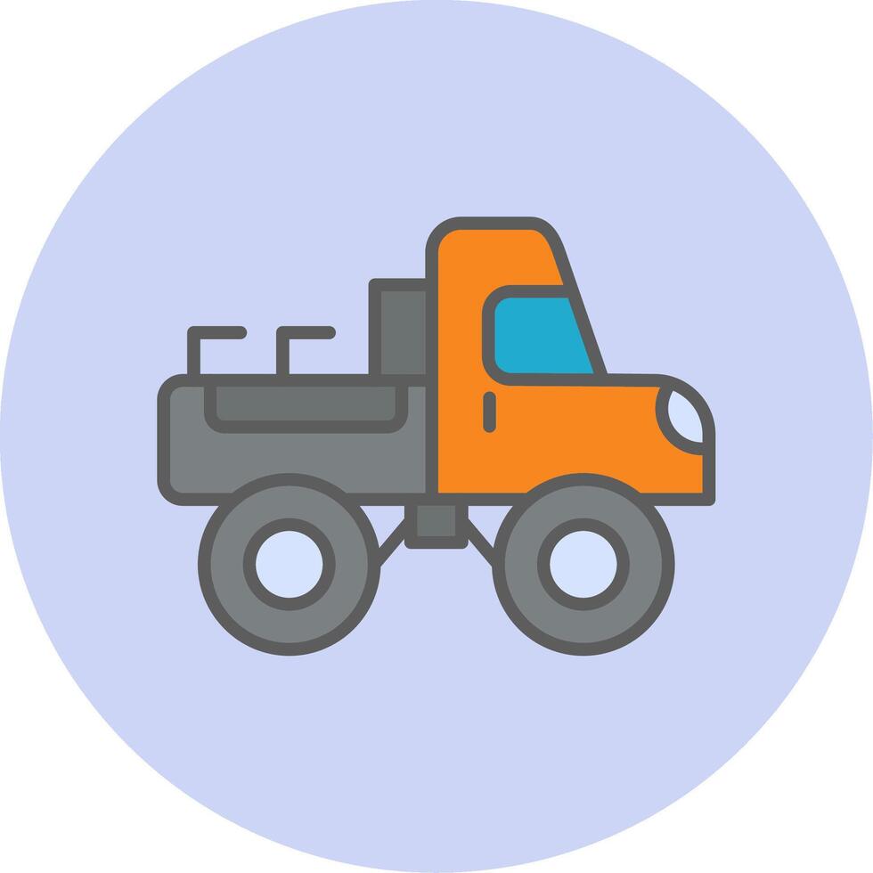 Monster- LKW vecto Symbol vektor