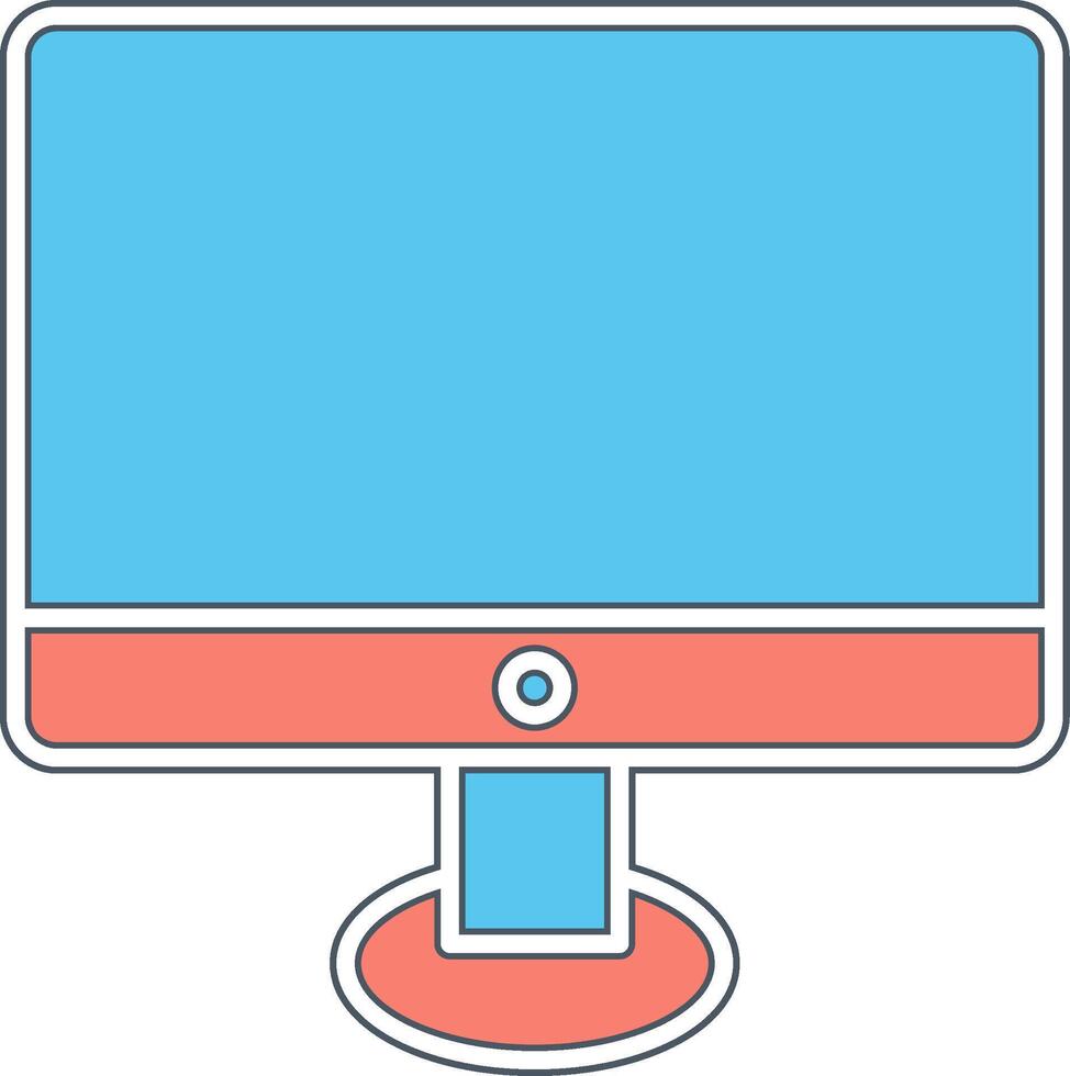 monitor skärm Vecto ikon vektor