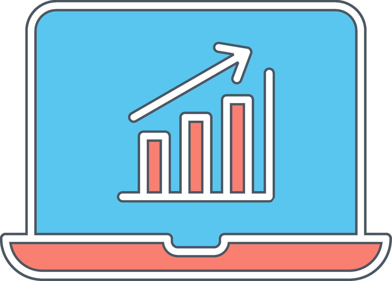 Statistiken vecto Symbol vektor