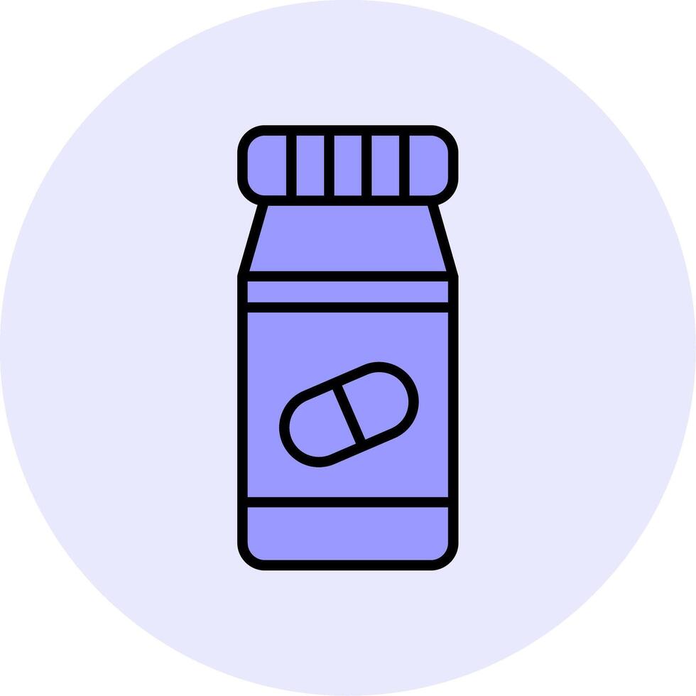 Tabletten Flasche vecto Symbol vektor