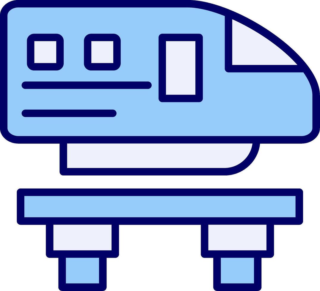 monorail Vecto ikon vektor