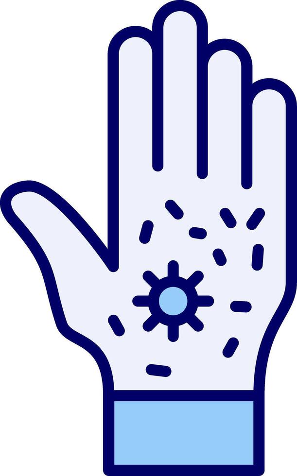 schmutzig Hand vecto Symbol vektor