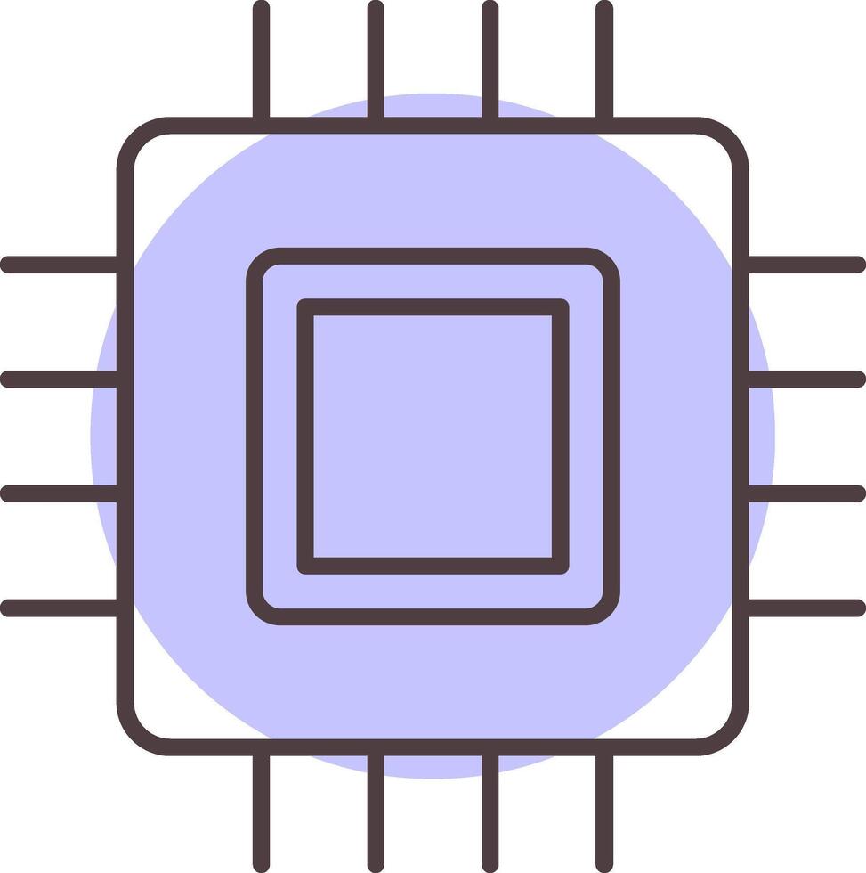 Schaltkreis Tafel Linie gestalten Farben Symbol vektor