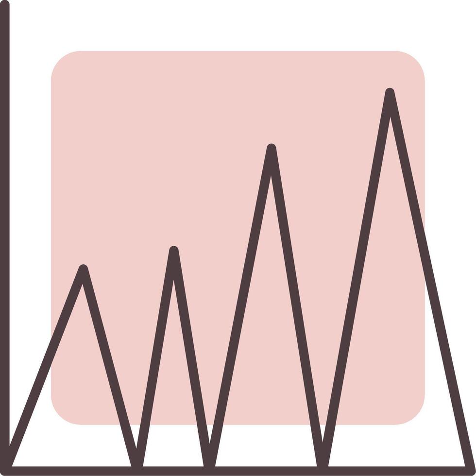 Graph Linie gestalten Farben Symbol vektor