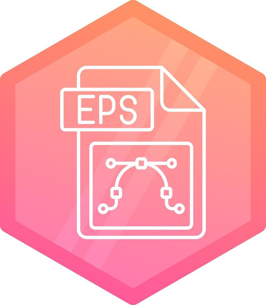 eps Datei Format Gradient Polygon Symbol vektor