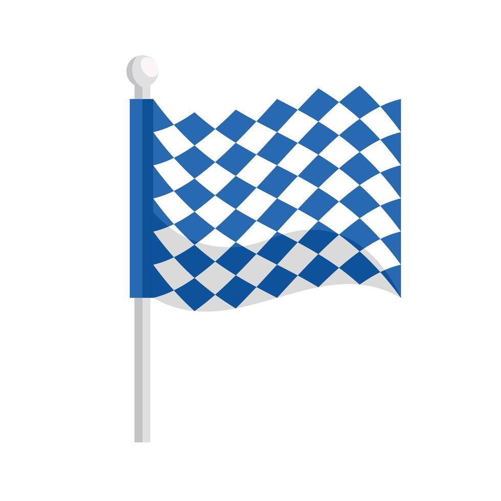 bayerska rutiga flaggan vektor