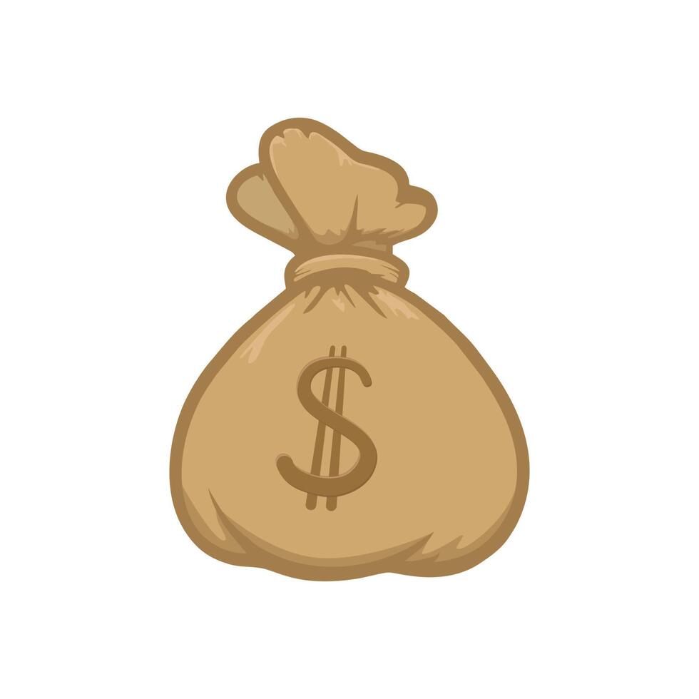 pengar väska ikon. pengar väska vektor. pengar säck dollar enkel tecken. pengar ikon vektor design illustration. pengar i en säck ikoner. pengar i en säckar symbol för företag, mallar, webbplatser.