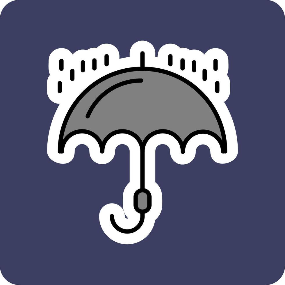 Regenschirm vecto Symbol vektor