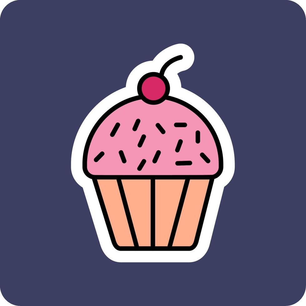 Cupcake vecto Symbol vektor