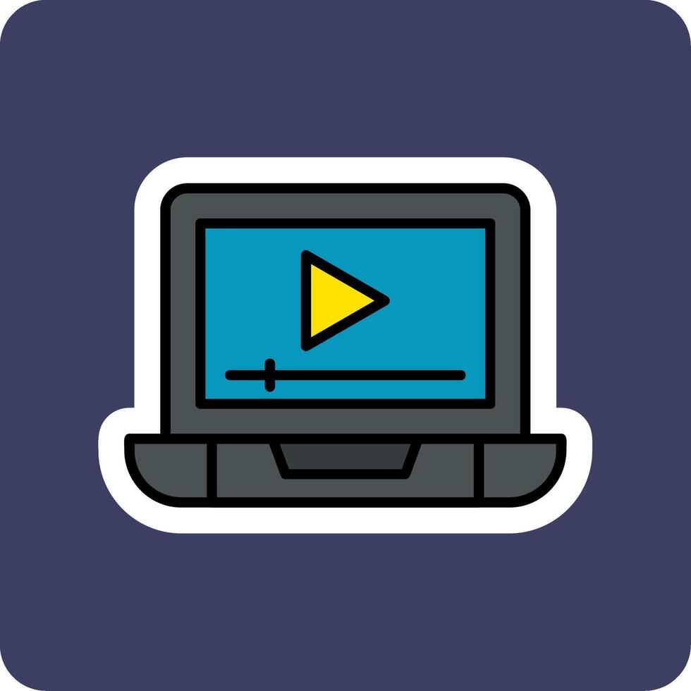 Video Anzeige vecto Symbol vektor