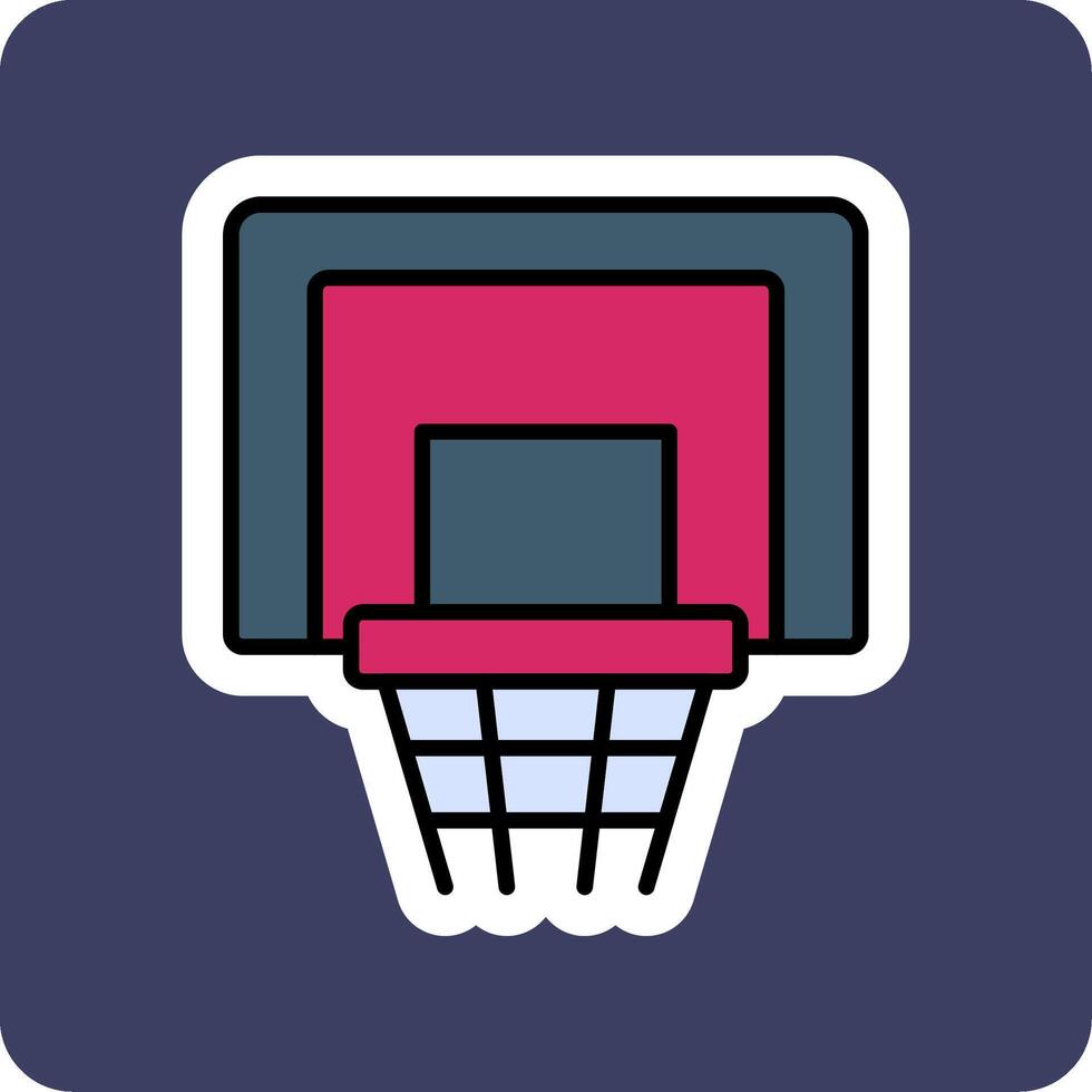 basketboll ring Vecto ikon vektor