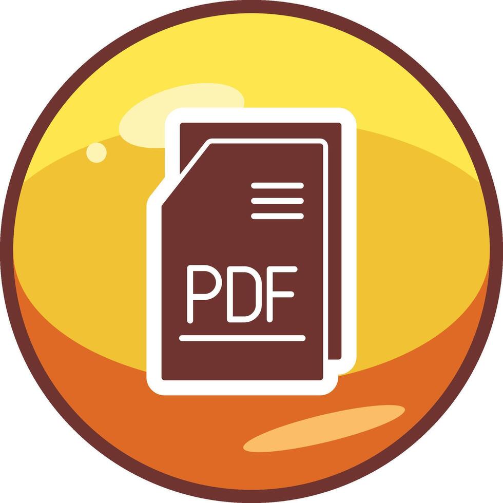 pdf Datei vecto Symbol vektor