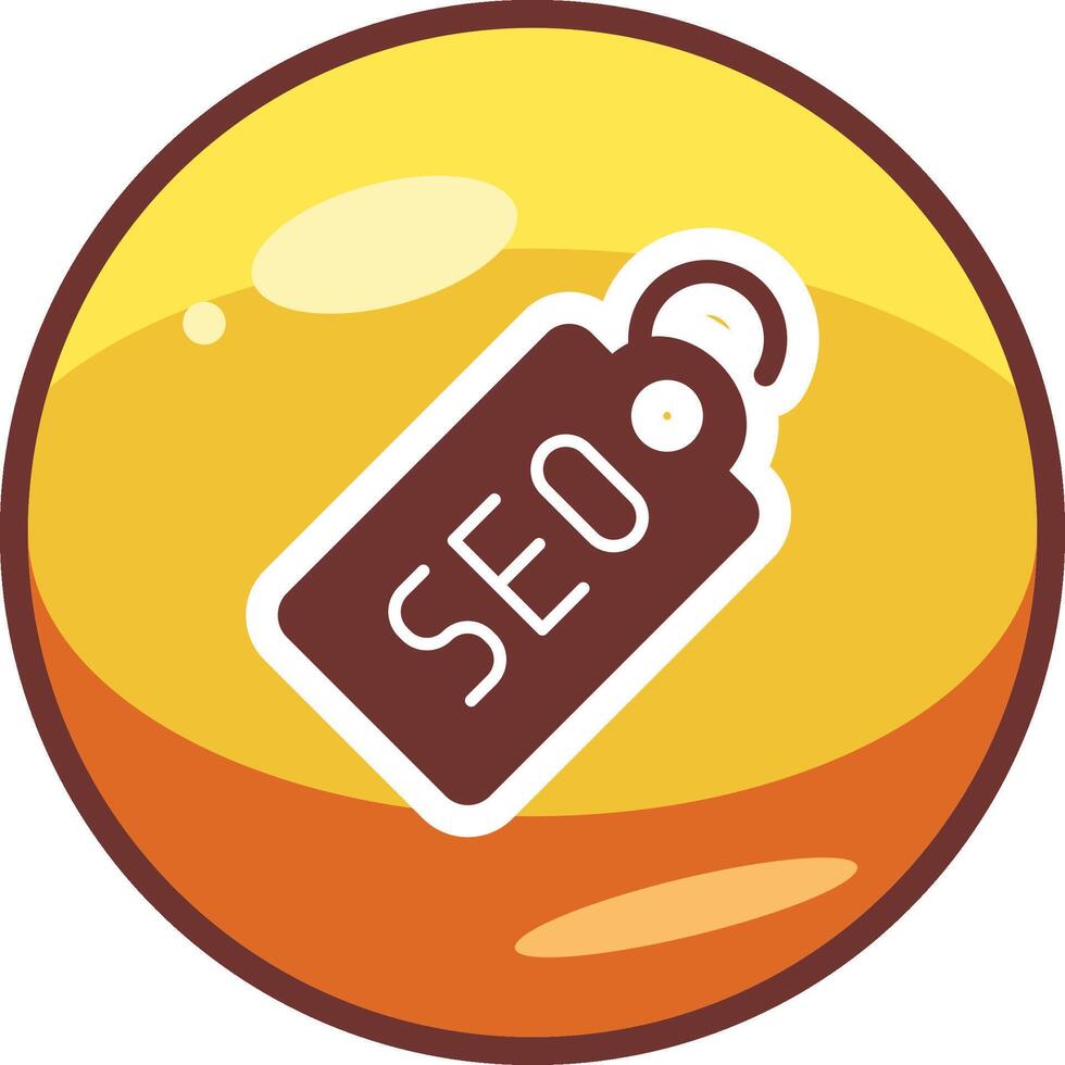 SEO Etikett vecto Symbol vektor