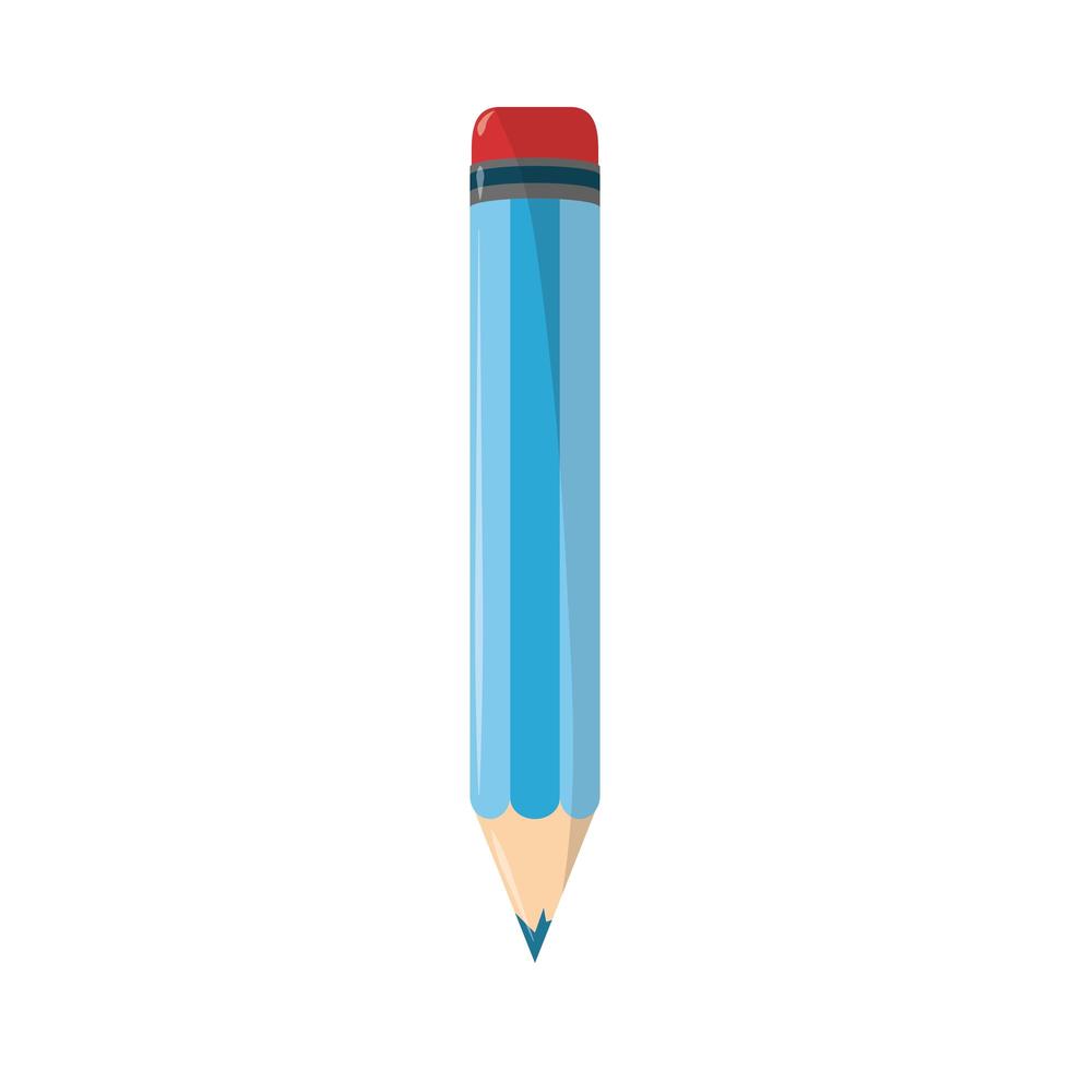 blå penna objekt vektor