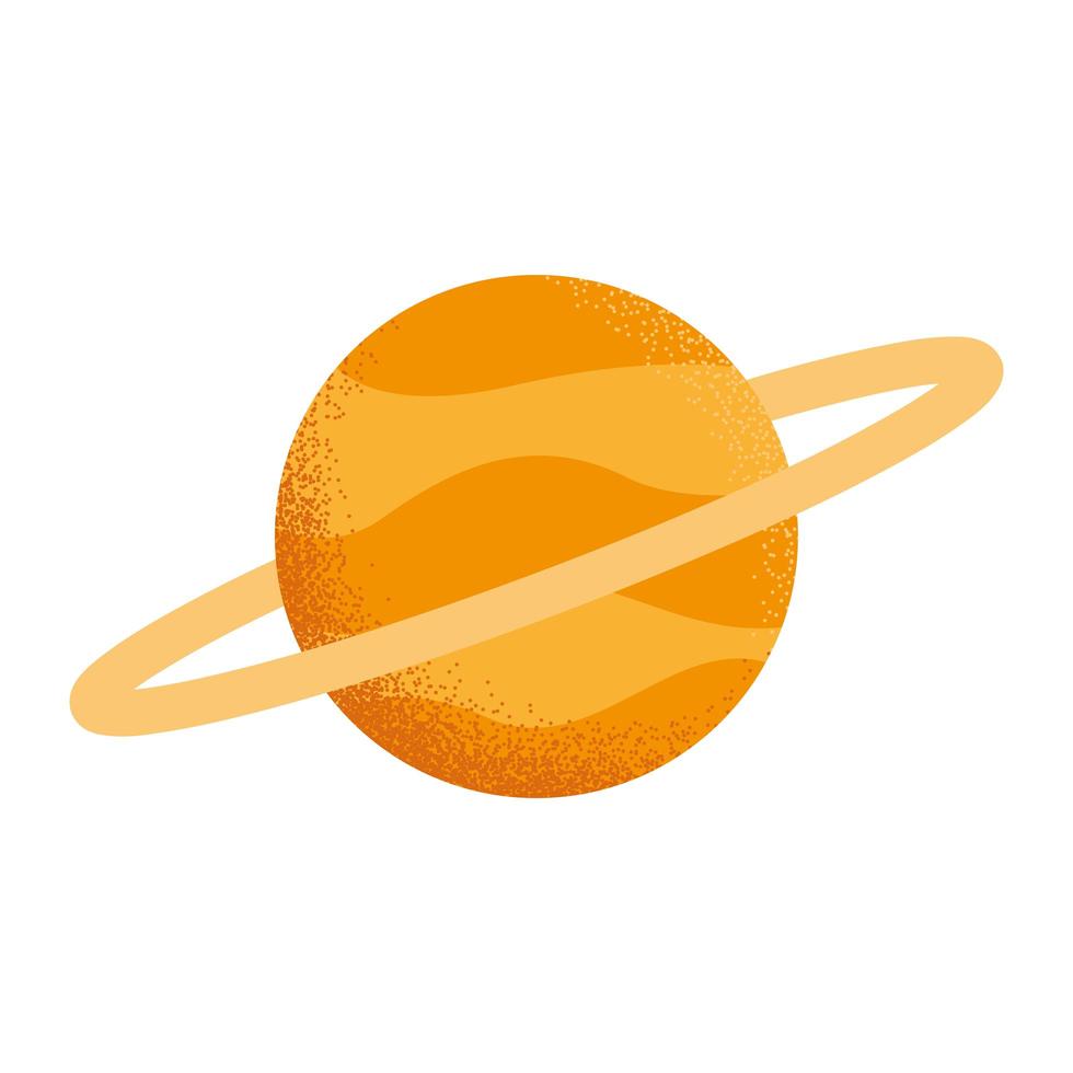 Saturn-Planetenuniverce vektor