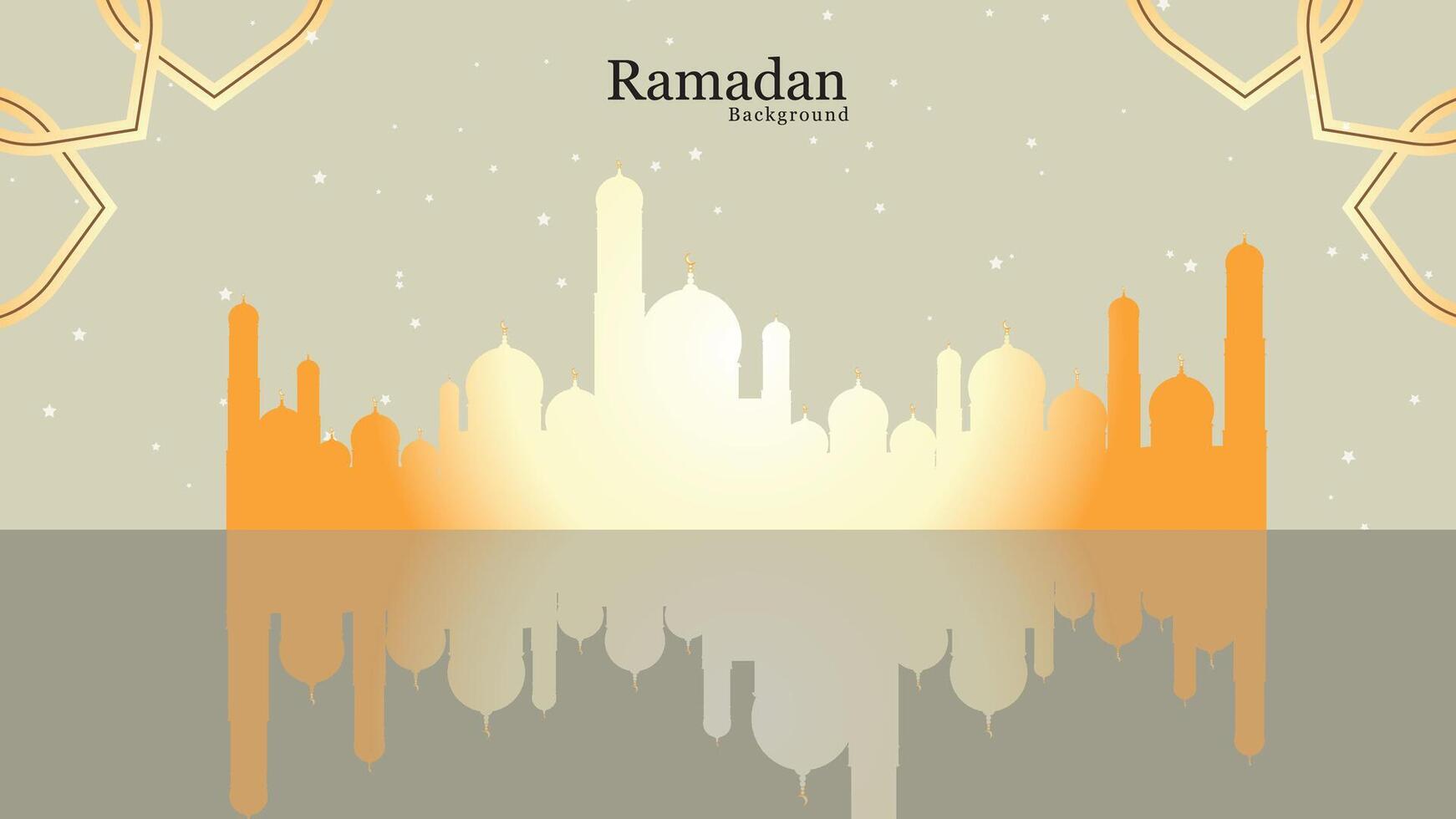 ramadan kareem vektor illustration, ramadan Semester firande bakgrund