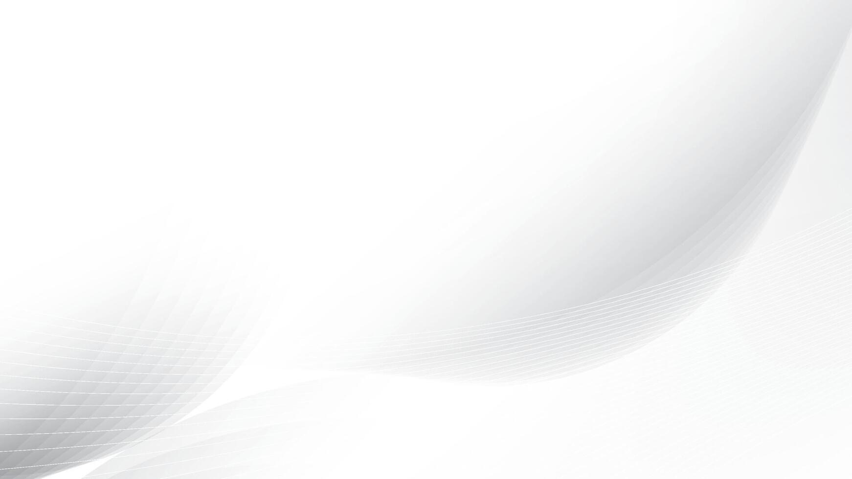abstrakt Weiß und grau Farbe, modern Design Streifen Hintergrund mit runden Form. Vektor Illustration.