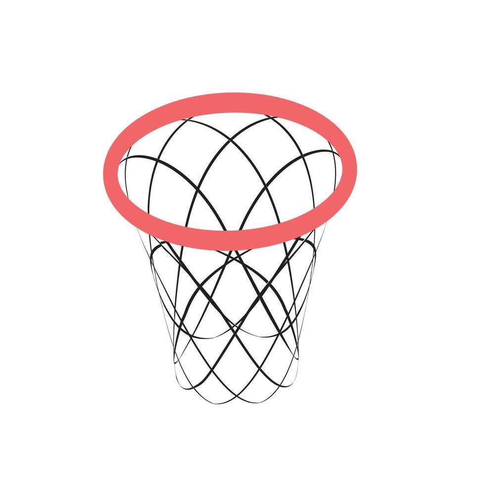 Basketballkorb-Vektorsymbol vektor