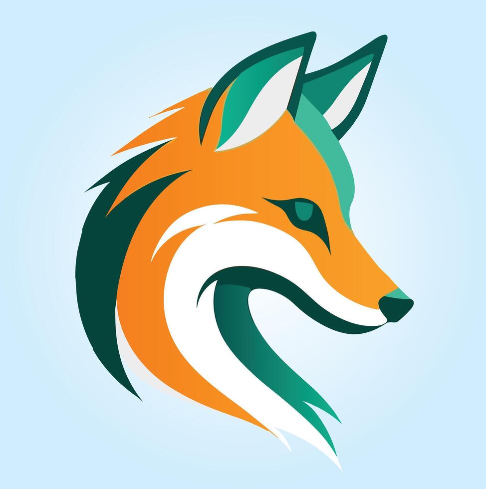 Vektor Vektor Fuchs Logo Design Vorlage