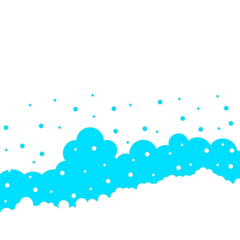 vektor illustration av tvål bubblor och skum bakgrund. transparent skum mönster av annorlunda storlekar.